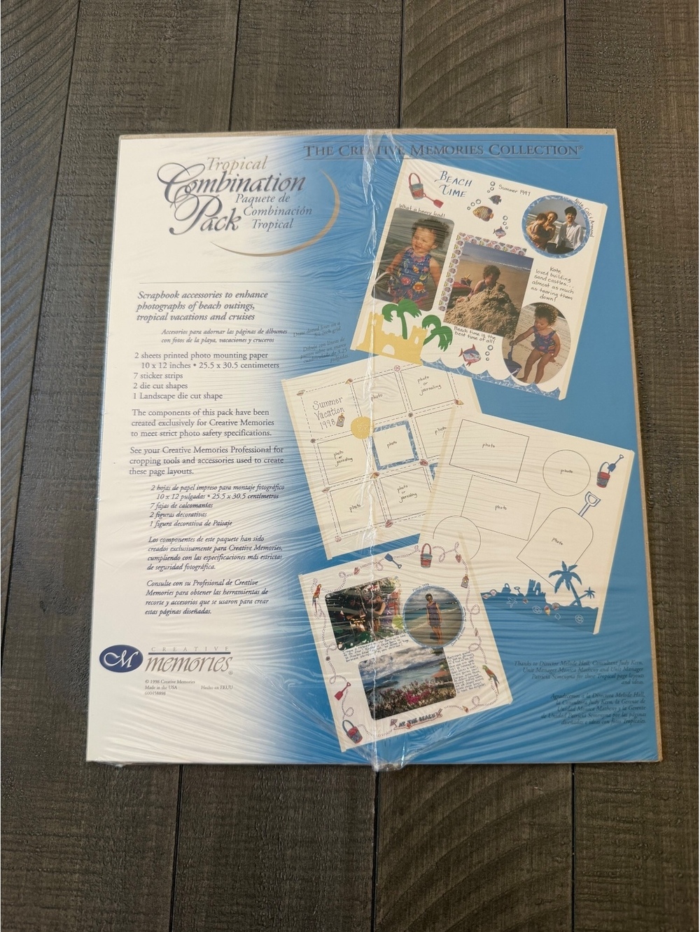 Creative Memories Tropical Combination Pack Scrapbooking Accessories from 1998